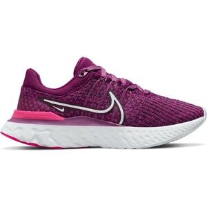 Nike Women’s React Infinity 3–Light Bordeaux/Pink Prime/Sangria/White